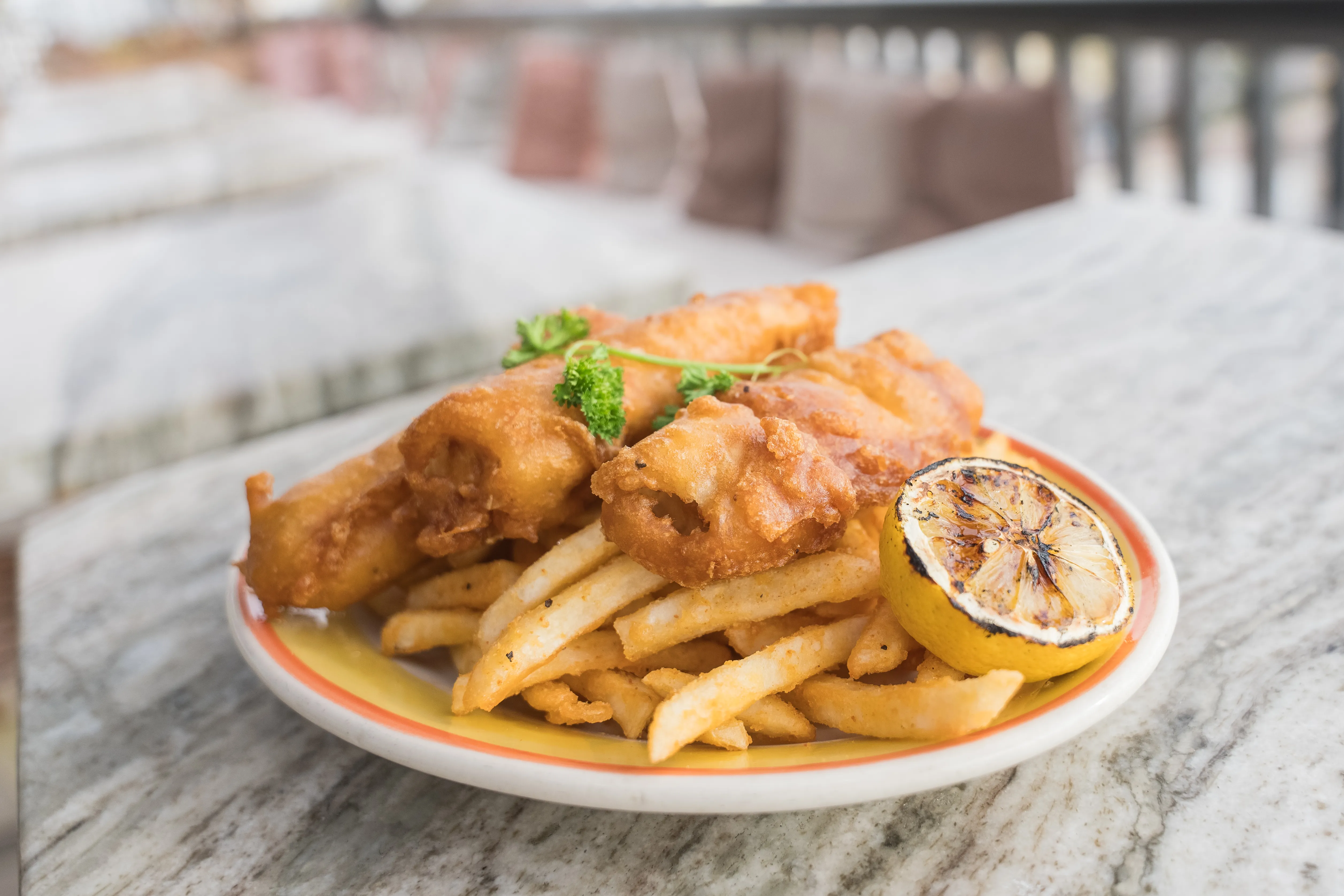 Crispy Golden Battered Fish and Fries